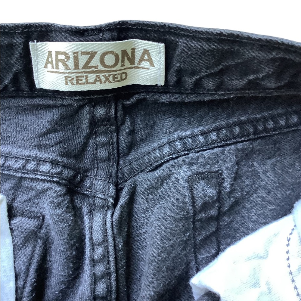 Arizona relaxed faded black jeans. Size husky 10. 28w. - Picture 2 of 4